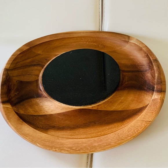 Nambe acacia wood cheese Board - Picture 1 of 8